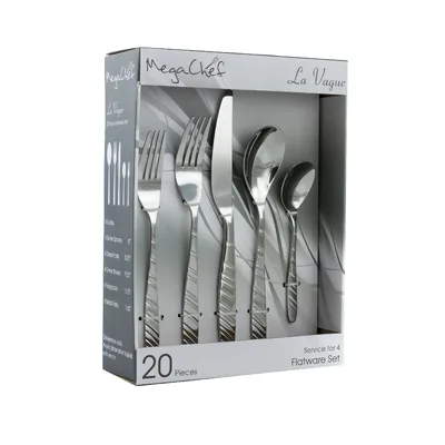 MegaChef-MCFW-LA VAGUE-SILVER