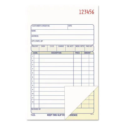 TOPS BUSINESS FORMS-ABF DC3705