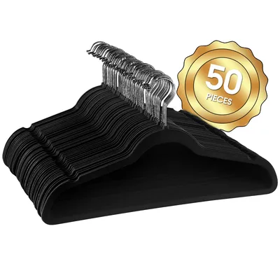 ELAMA-HANGER50PIECEBLACK