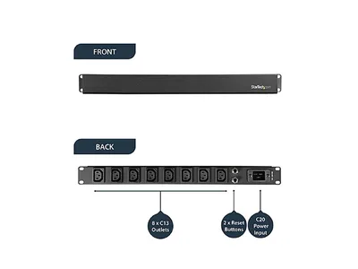 STARTECH-PDU08C13H