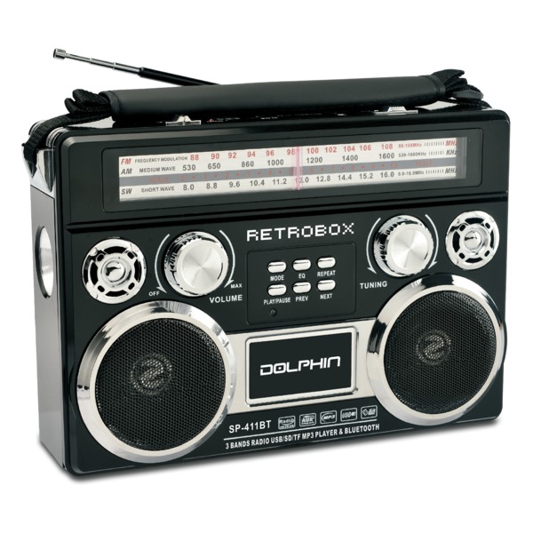 DOLPHIN AUDIO-SP-411BT - BLK