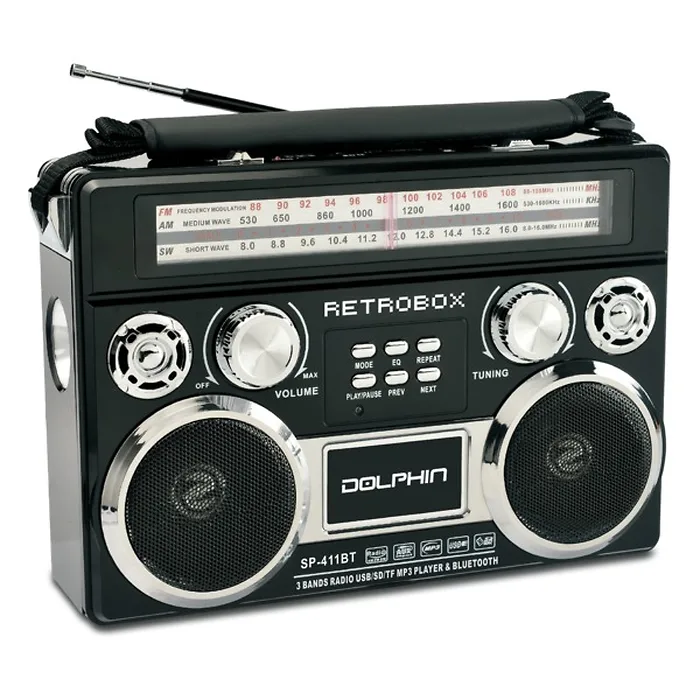 DOLPHIN AUDIO-SP-411BT - BLK